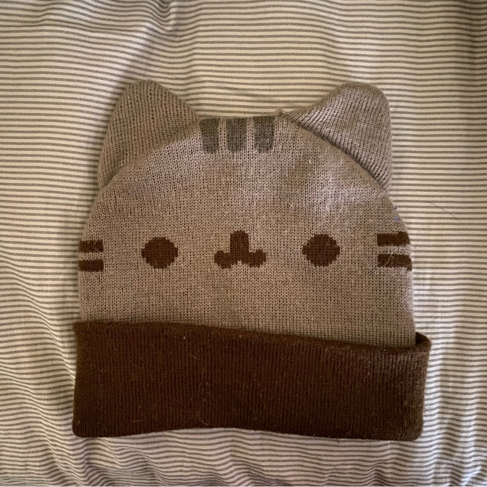 PUSHEEN Cat Hat Knit Beanie
